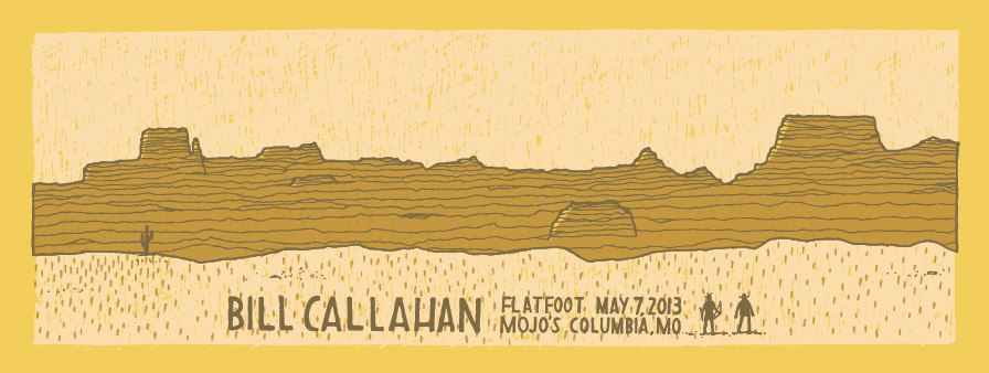 Bill Callahan poster by Never Sleeping